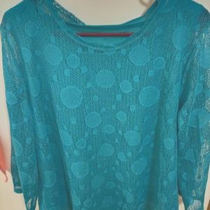 Keren Hart Aqua Pull over